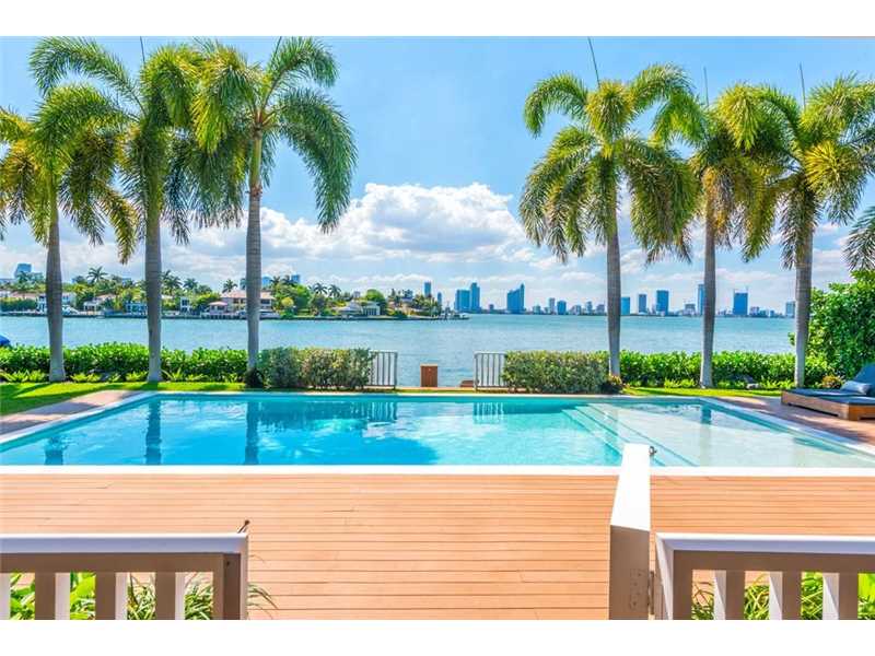 These Miami Beach Waterfront Homes Have The Bay As Their Backyard